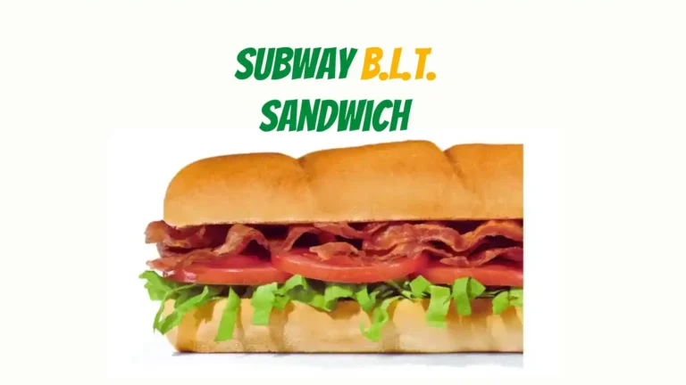 Subway B.L.T. Sandwich Price & Calories 8 b.l.t.-sandwich